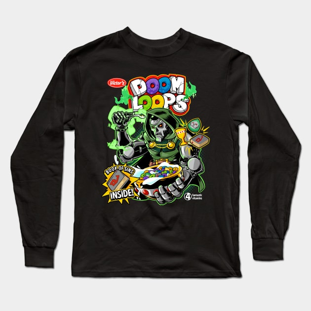 Doom Loops Long Sleeve T-Shirt by harebrained